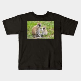 Vervet Monkeys, Lake Manyara National Park, Tanzania Kids T-Shirt